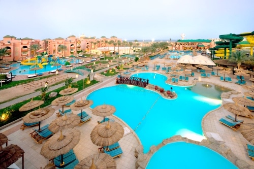 All-in zonvakantie aan de Rode Zee in Hurghada + aangenaam resort met waterpark.